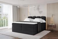 ALTDECOR Boxspringbett NINA KING (Multipocket-Matratze H4, H3 Matratze