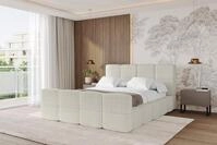 ALTDECOR Polsterbett NATA-Z (Polsterbett mit Bettkasten und Lattenrost, Boxbett...