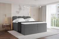 ALTDECOR Boxspringbett NINA KING (Multipocket-Matratze H4, H3 Matratze