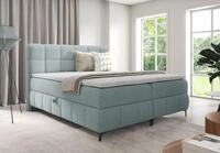 Home Collective Boxspringbett Bett Polsterbett Doppelbett mit Topper und...