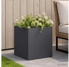 vidaXL Hochbeet vidaXL Garten-Pflanzgef&auml;&szlig; Anthrazit 20 x 20 x 20 cm