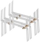 BigDean Blumenkastenhalter Standard H-Form Kasten Halter Balkonkastenhalter,...