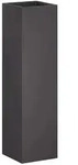 vidaXL Blumentopf Garten-Pflanzgef&auml;&szlig; Schwarz 20 x 20 x 75 cm Kaltgewalzter...
