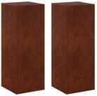 vidaXL Blumenst&auml;nder Pflanzenst&auml;nder 2 pcs Rostoptik 30 x 30 x 80 cm