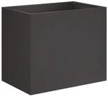 vidaXL Blumentopf Garten-Pflanzgef&auml;&szlig; Schwarz 50 x 40 x 50 cm Kaltgewalzter...