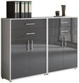 BMG M&ouml;bel Aktenschrank Office Edition (2er Set Schubkastenschrank) 168,8 x...