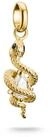 THOMAS SABO Charm-Einh&auml;nger Charm Schlangen-Optik - Connect, mit Zirkonia...
