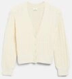 s.Oliver Cardigan Strickjacke Kuschelige Strickjacke mit Zopfmuster beige S (134/140)