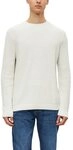 s.Oliver Strickpullover Langarmpullover mit Rundhals / Baumwolle