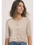 STREET ONE Cardigan mit Rundhalsausschnitt beige 34 EU
