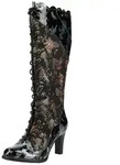 LAURA VITA LAURA VITA Stiefel Leder/Textil Schn&uuml;rstiefel schwarz 37 EU