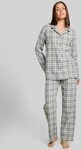 TOM TAILOR Pyjama Bodywear Pyjama-Set mit Karomuster aus Baumwolle