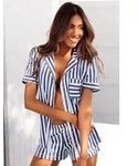 H.I.S Shorty (Set, 2 tlg) in klassischem Schnitt mit Streifenmuster blau|wei&szlig;...