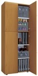 VCM Schuhschrank Lona B. 70 x T. 40 x H. 184 cm Schafft &Uuml;bersicht &uuml;ber die...
