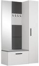 Masseno Garderobenschrank MODULO 120,6 x 204 cm Flurm&ouml;bel mit Spiegel und 1...