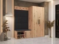 MIRJAN24 Garderoben-Set Medi I, (Dreht&uuml;renschrank, Schuhschrank, 4x Paneel...