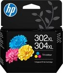 HP original HP Druckerpatrone 302XL/304XL color Tintenpatrone (Packung)