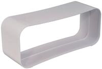 Wallair Montagezubeh&ouml;r Dunstabzugshaube Flachkanal 222x89mm Muffe Abluft Verbinder