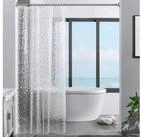 LuxusKollektion Duschvorhang Duschvorhang 3D Steinmuster transparent 100% Eva