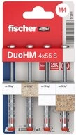 Fischer D&uuml;bel-Set Fischer 572911 DuoHM 4x55 S PH PZ Hohlraumd&uuml;bel 55 mm 4 St.