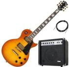 Rocktile E-Gitarre Pro L-200OHB E-Gitarre Orange Honey Burst AK20G Set, Single