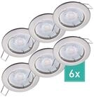 Oktaplex lighting LED Einbaustrahler Sedan Einbauspot geb&uuml;rstete Edelstahloptik