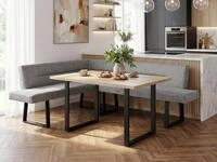 Beautysofa Eckbank CRESTO (Polsterbank f&uuml;r Esszimmer und K&uuml;che, Ecksofa f&uuml;r...