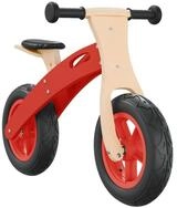 vidaXL Tretfahrzeug Laufrad f&uuml;r Kinder mit Luftreifen Rot rot