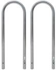 TRUTZHOLM Fahrradst&auml;nder 2 x Fahrradanlehnb&uuml;gel 115 x 41 cm Edelstahl &Oslash; 49...