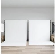 vidaXL Fotohintergrund 305 x 243 cm 2 pcs Hintergrundstative 2 Stk Schwarz...