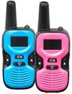 Denver Walkie Talkie WTK-441, (Set, 2-St., 2 Walkie-Talkies), 4 Cases (2 blau/2