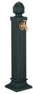 relaxdays Gartenbrunnen Standbrunnen antik 80 cm, 18.5 cm Breite, (1 tlg), gr&uuml;n