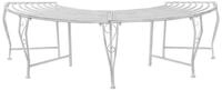 vidaXL Gartenbank 160 x 80 x 44 cm Baumbank 4-Sitzanzahl 160x80x44 cm Stahl...