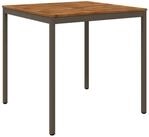 vidaXL Gartentisch Gartenbar-Tisch Natur und Kaffee 110 x 108,5 x 105 cm (1-St)