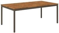 vidaXL Gartentisch Gartentisch Natur und Kaffee 196 x 100,5 x 75 cm (1-St)