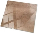 Tulup Tischplatte Bodenplatte Glas Nat&uuml;rliches Holzmuster Glasplatte M&ouml;bel 60...