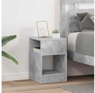vidaXL Beistelltisch vidaXL Beistelltisch 2 stk. Beton Grau 30,5 x 30 x 45 cm