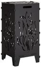 vidaXL Feuerkorb 47 x 38 x 75 cm Feuerkorb Feuerschale Feuerstelle Schwarz...