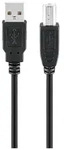 Goobay GOOBAY USB 2.0 Hi-Speed Kabel A/B 68902 5m schwarz USB-Kabel