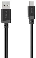 Hama Hama USB-Ladekabel USB 2.0 USB-A Stecker, USB-C&reg; Stecker 0.5 m Schwar