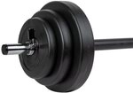 VirtuFit Hantel-Set VirtuFit Aerobic Pump Set Vinyl 20 kg Schwarz