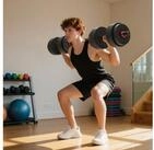HOMCOM Hantel-Set 25 kg professionell Dumbbell Krafttraining und Gewichtheben,