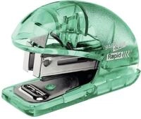 Rapid Heftger&auml;t Miniheftger&auml;t Colour'Ice F4 10 Blatt Blister transparent gr&uuml;n