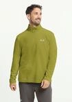 Fleecepullover JACK WOLFSKIN "TAUNUS 100 HZ M", Herren, Gr. L, gr&uuml;n (khaki gr&uuml;n),