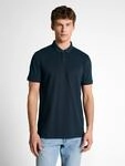 Poloshirt TOM TAILOR DENIM, Herren, Gr. XXL, blau (blau schwarz two tone pique),