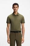 Poloshirt BOSS GREEN "Paul Slim Fit Stretch-Baumwoll-Pique", Herren, Gr. L, gr&uuml;n