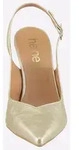 heine Slingpumps Pumps goldfarben 37 EU