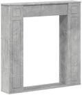vidaXL Bodenschutzplatte 100 x 20 x 100 cm Kaminumrandung Betongrau 100x20x100...