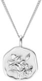 trendor Panzerkette 68000-05, mit Monatsblume Mai 925 Silber Rhodiniert