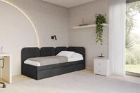 ALTDECOR Jugendbett ALVY (Jugendbett mit Bettkasten und Lattenrost, Polsterbett mit